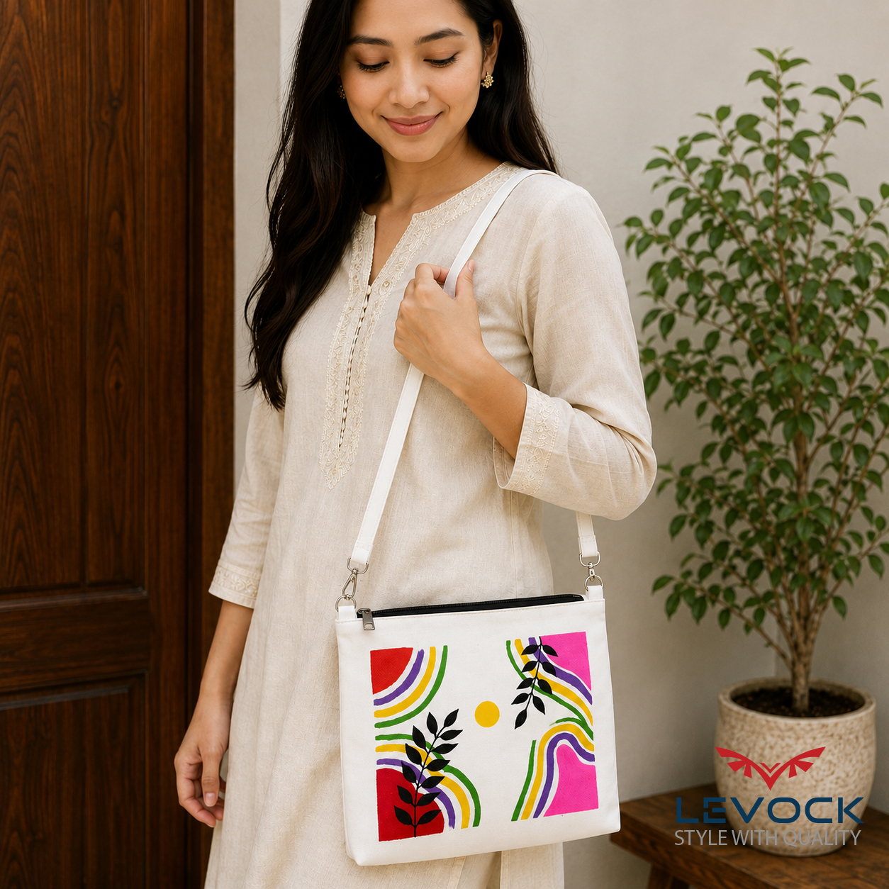 Floral Mini Side Bag LB5051 16-01