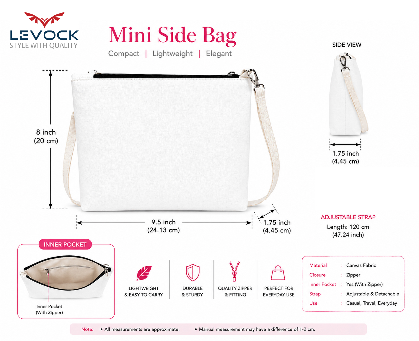 Floral Mini Side Bag LB5051 Handpaint